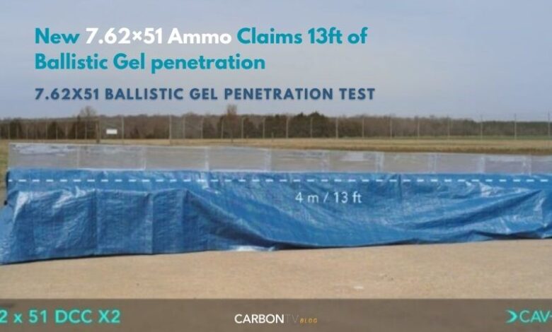 7.62x51 Ballistic Gel Penetration Test - CarbonTV Blog