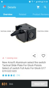 Glock switch listed on Wish.com - CarbonTV