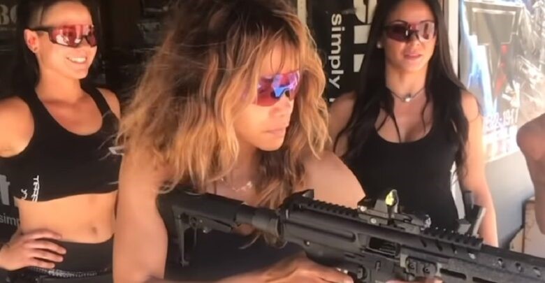 Halle Berry 3-Gun Training - CarbonTV