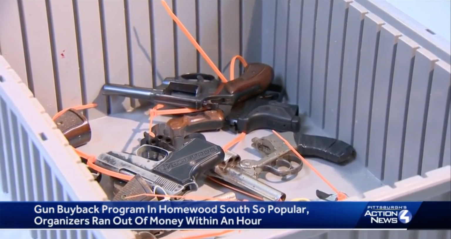Pittsburgh church hosts gun buyback, runs out of money CarbonTV