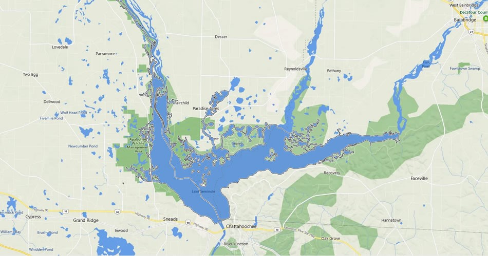 Lake Seminole Map - CarbonTV Blog
