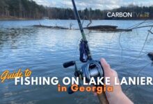 Fishing on Lake Lanier in Georgia