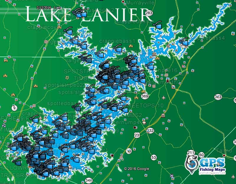 Fishing spots on Lake Lanier - CarbonTV Blog